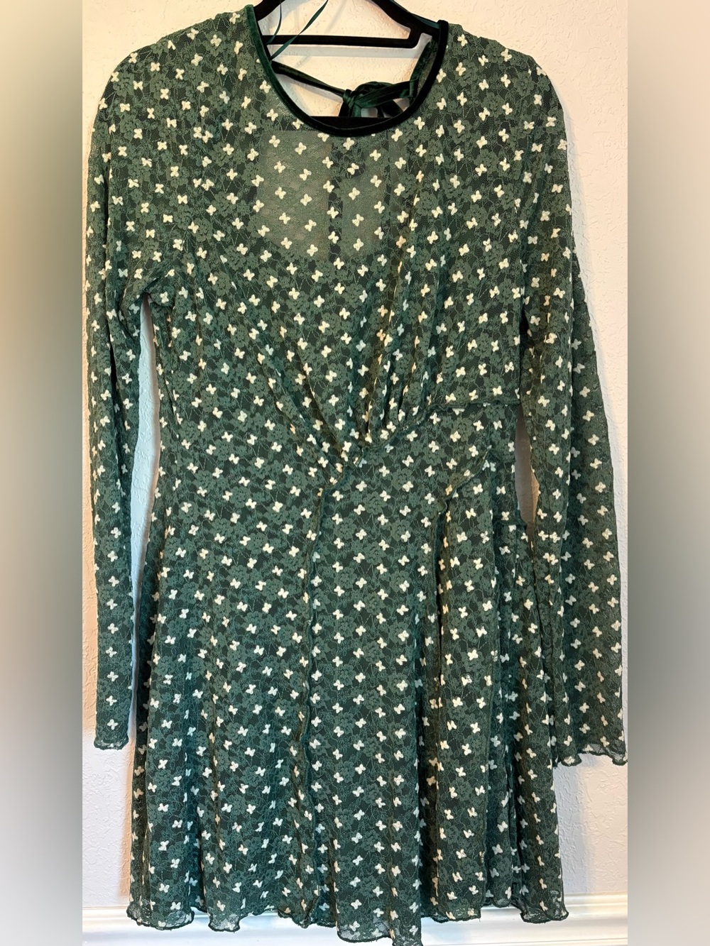Free People Sheer Delight Mini Dress